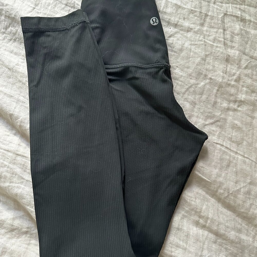 lululemon Align™ High-Rise Ribbed Pant 25" (Colour: Graphite Grey)